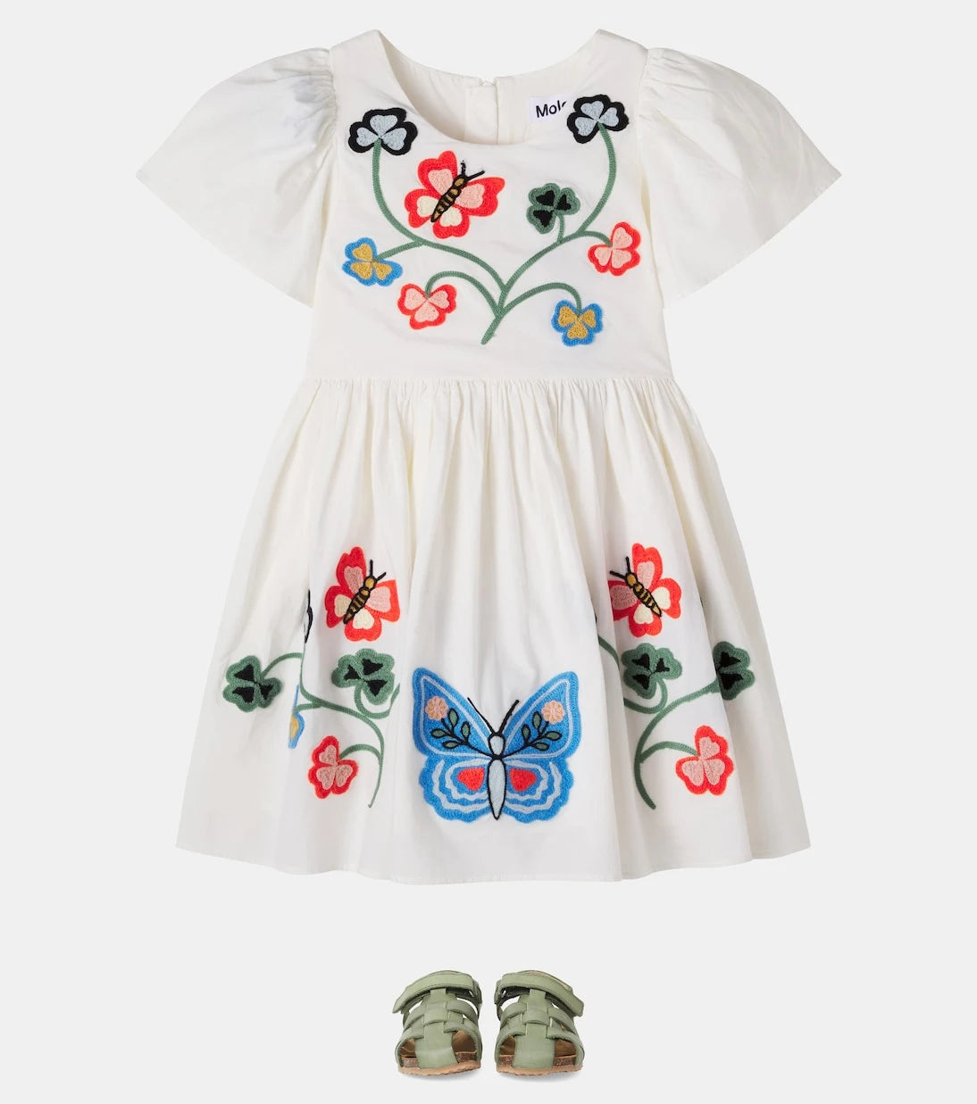 Molo - Carlin embroidered cotton dress