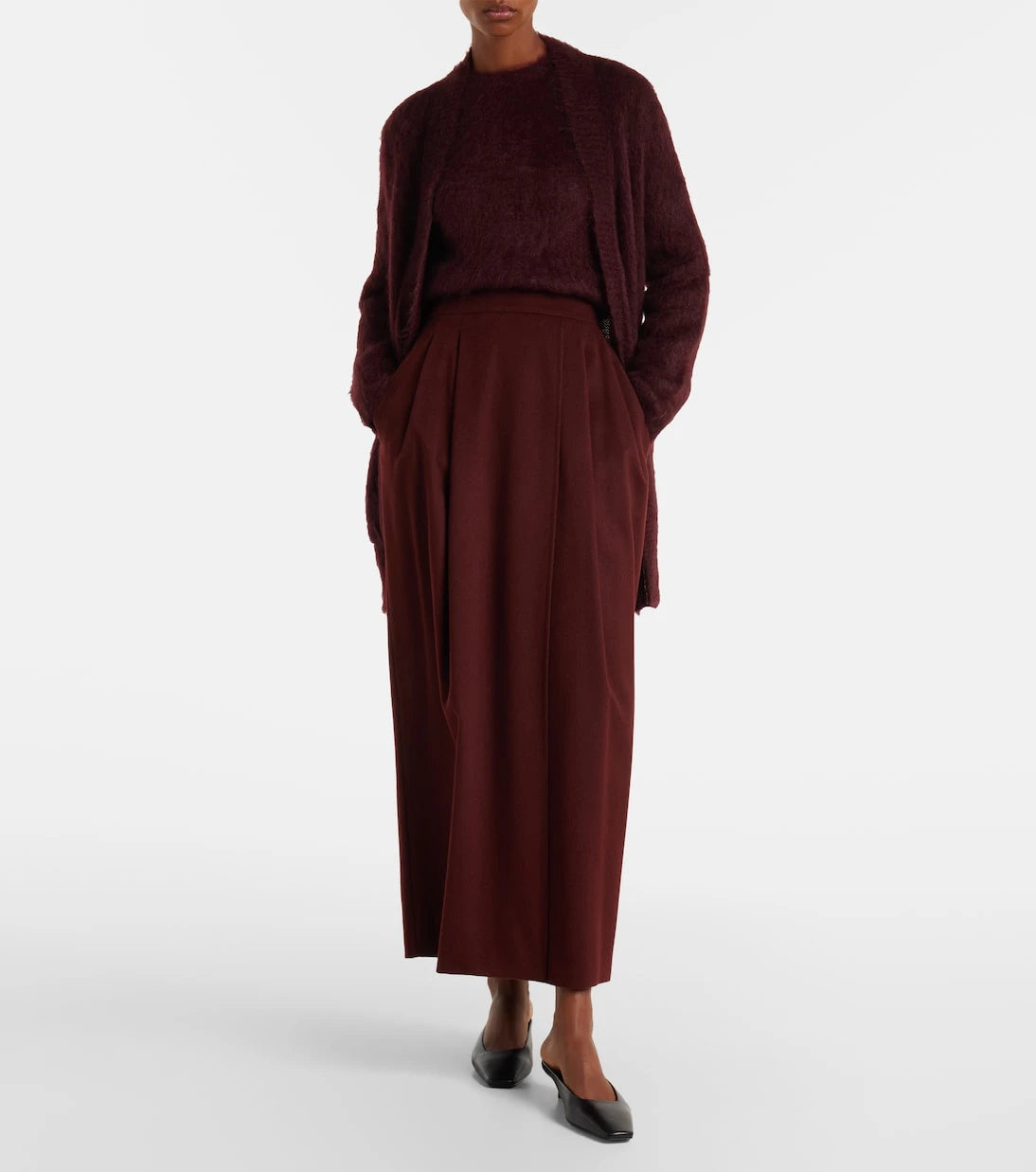 Max Mara - Zattera wool pencil skirt