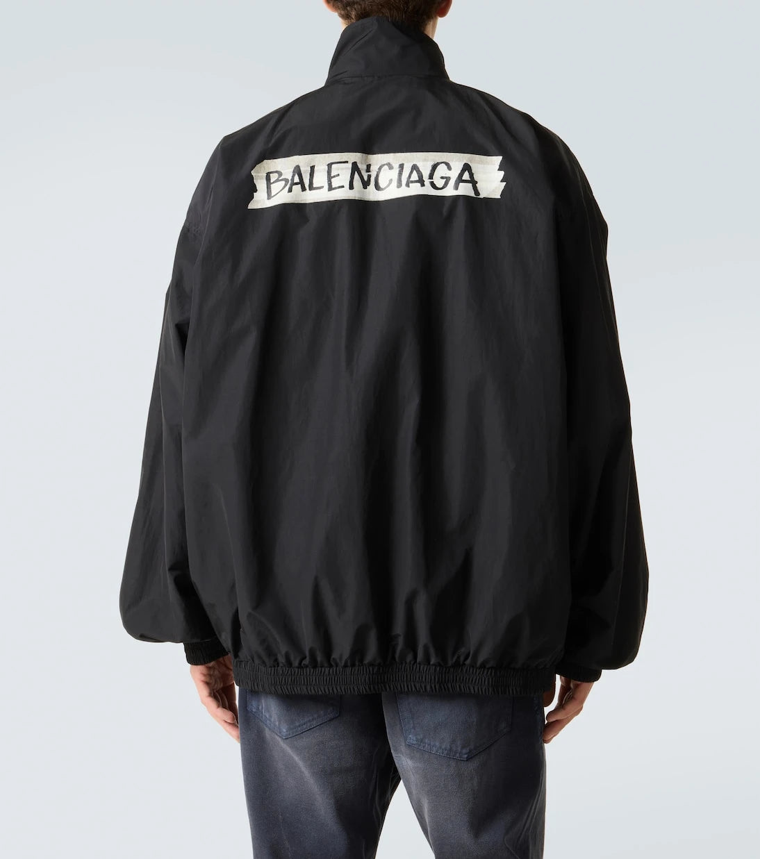 Balenciaga - Masking Tape cotton-blend track jacket