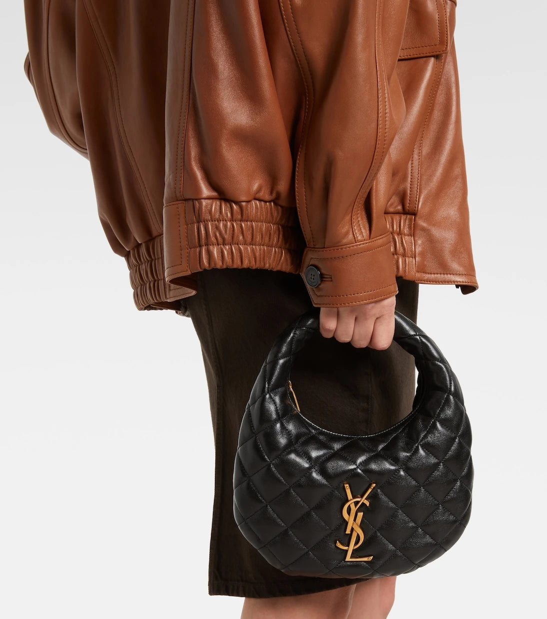 Saint Laurent - Icarino quilted leather top-handle bag