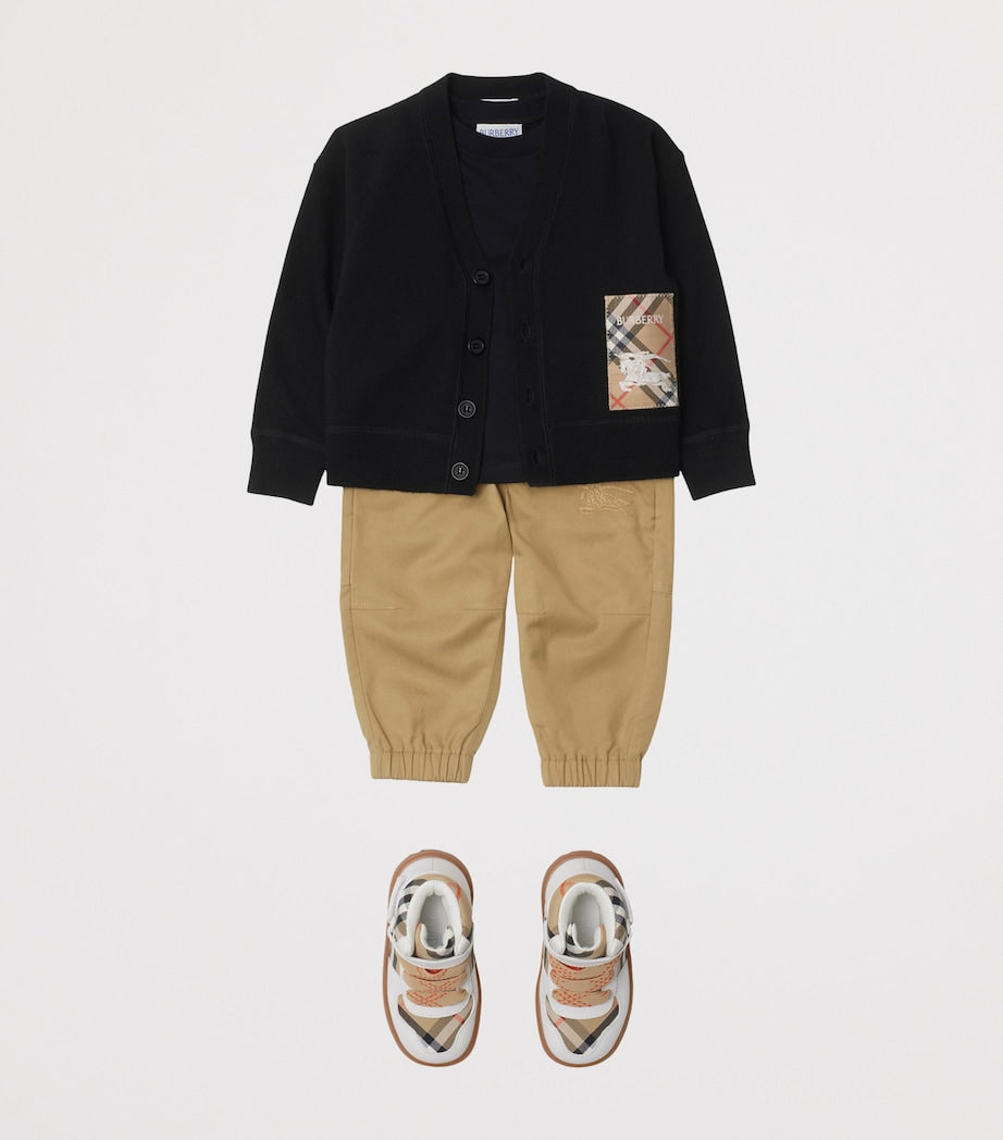 Burberry Kids Wool EKD-Patch Cardigan (6-24 Months)