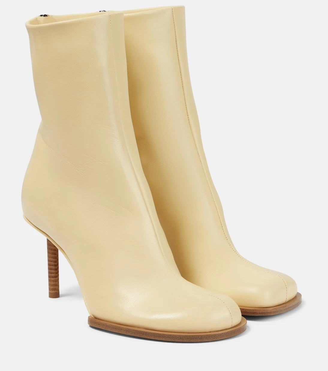 Jacquemus - Les Bottines Rond Carré leather ankle boots