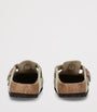 Birkenstock Brown Suede Boston Clogs