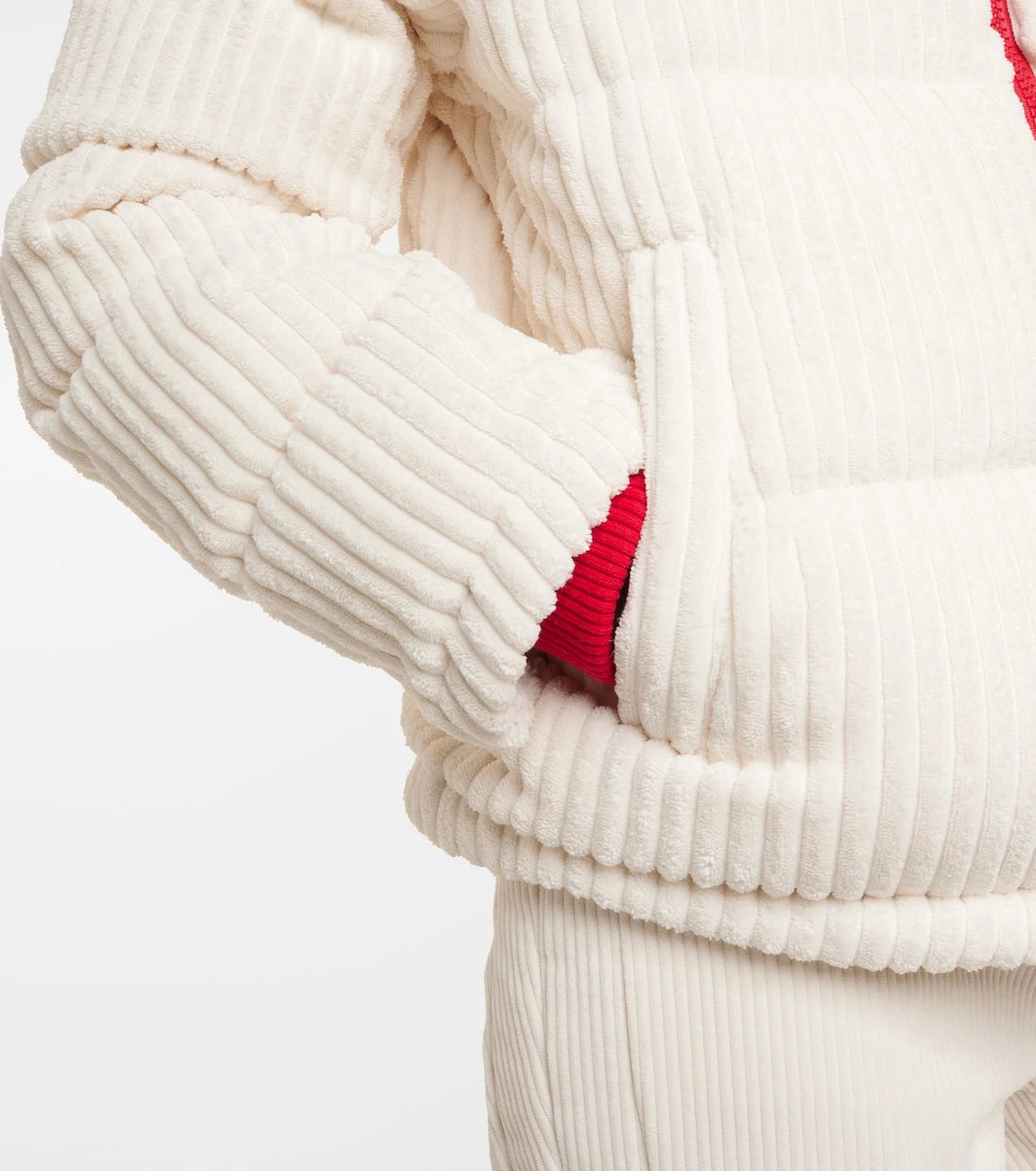 Perfect Moment - Jumbo corduroy down jacket