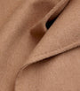 Max Mara Beige Camelwool Knitted-Sleeve Coat