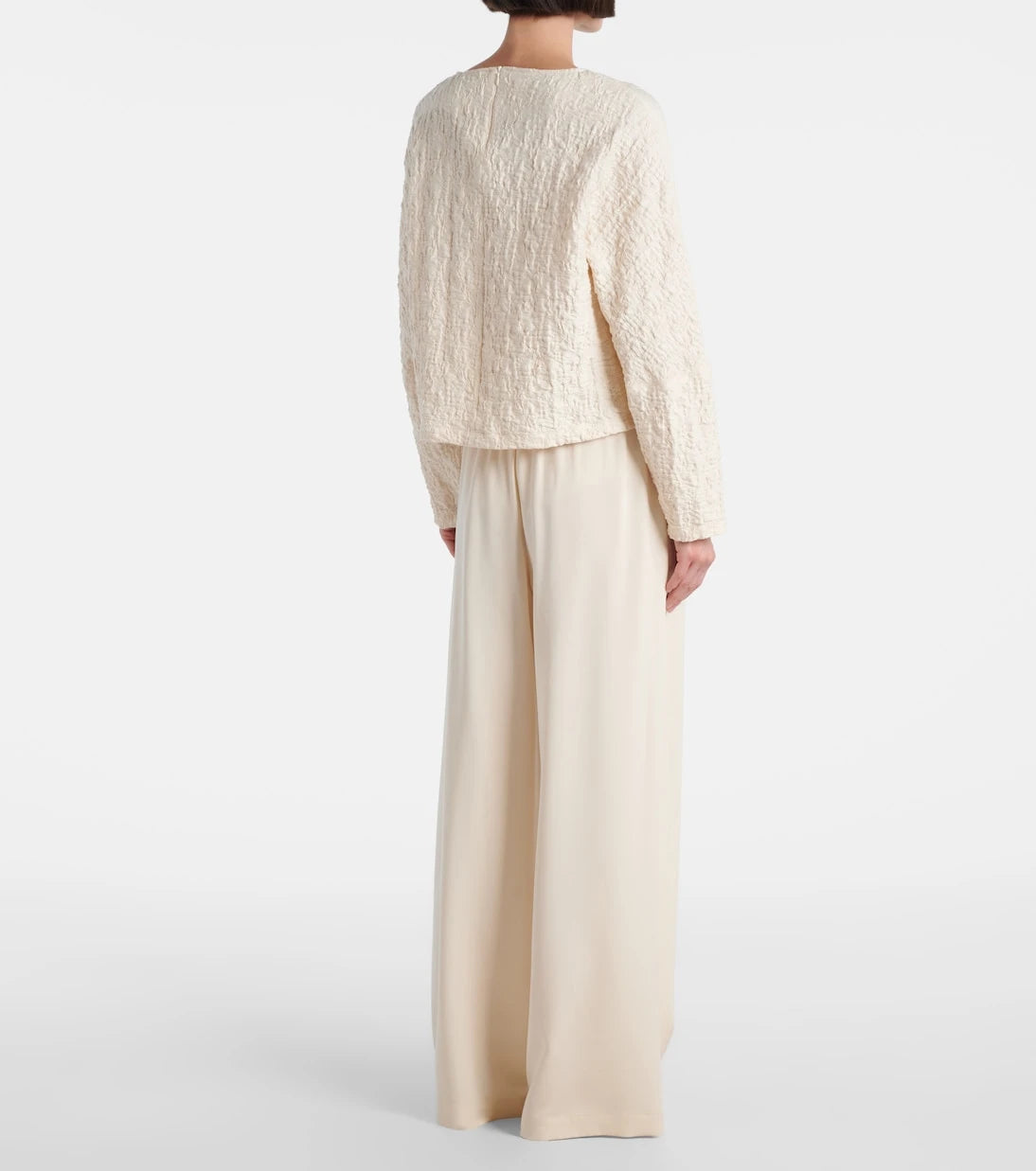 Max Mara - بلوزة Pepaia من الجيرسيه المخلوط بالقطن