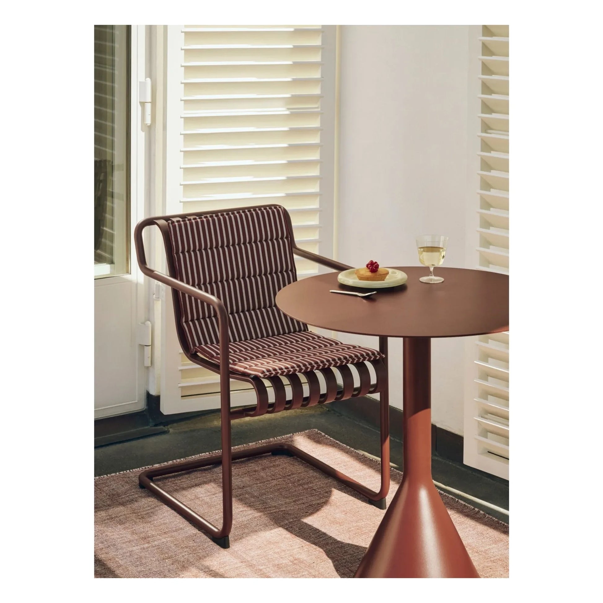 Hay - Terrazza outdoor armchair seat | Terracotta
