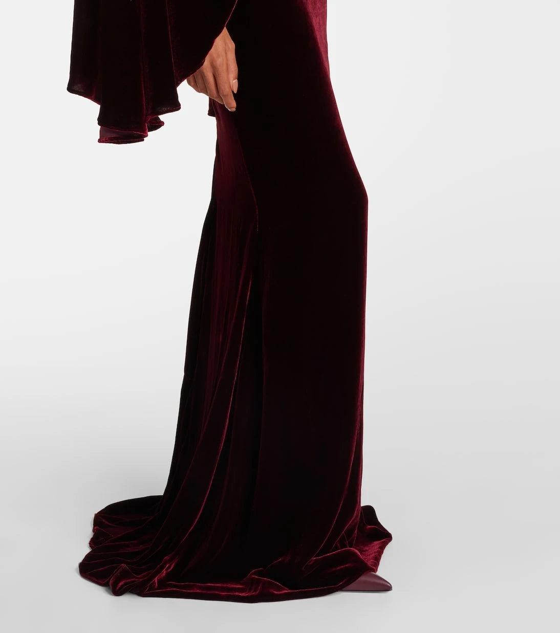 Taller Marmo - Musidora draped velvet gown