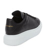 McQueen Black Leather Oversized Sneakers