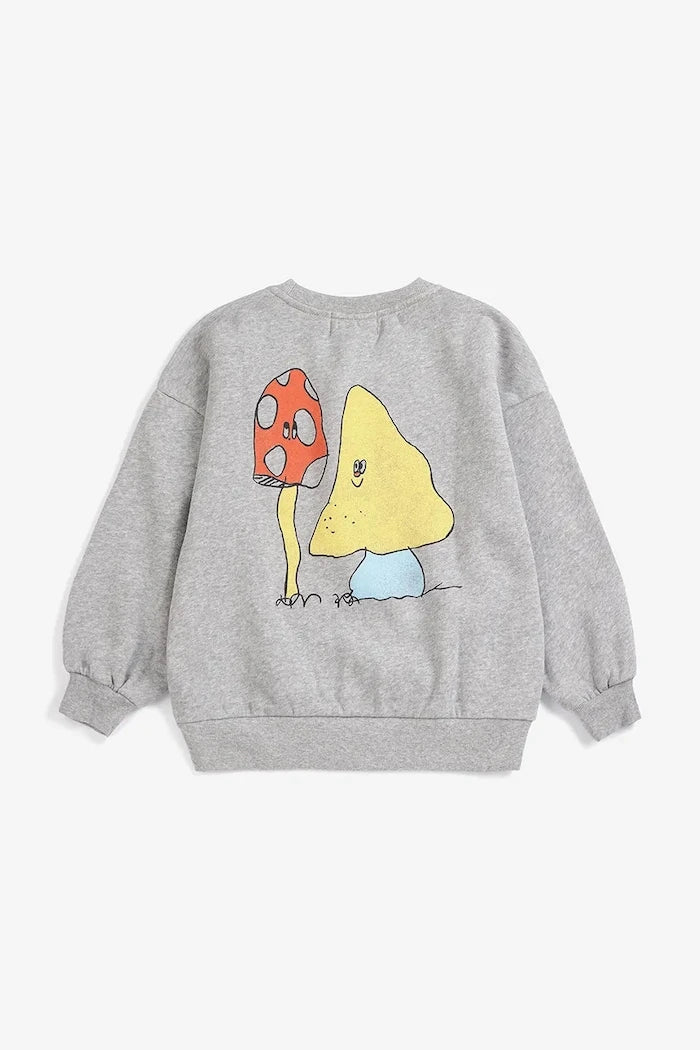 Bobo Choses Çocuklar için Pamuk Mush Monster Oversize Sweatshirt