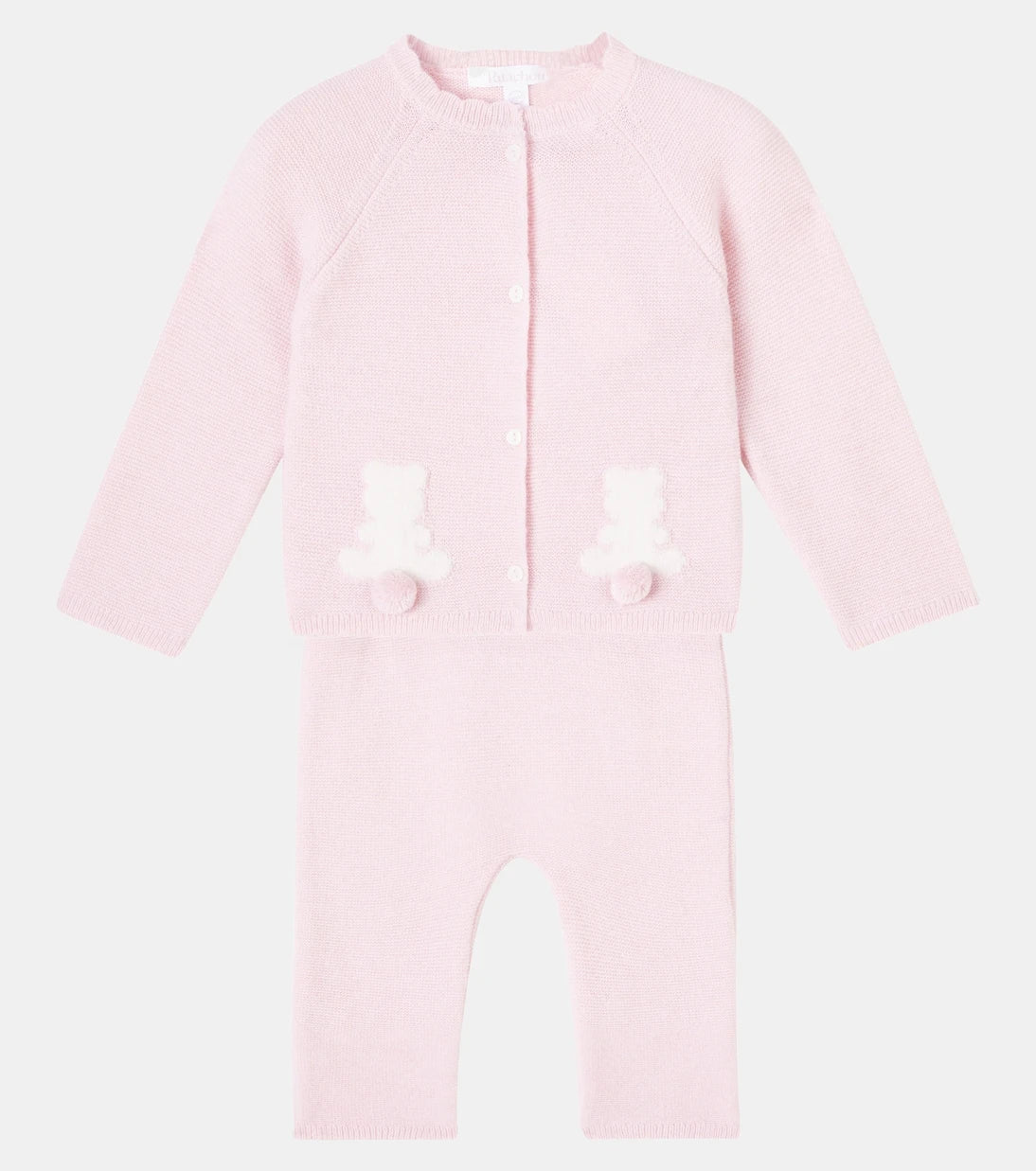 Patachou - Baby knitted cardigan and pants set