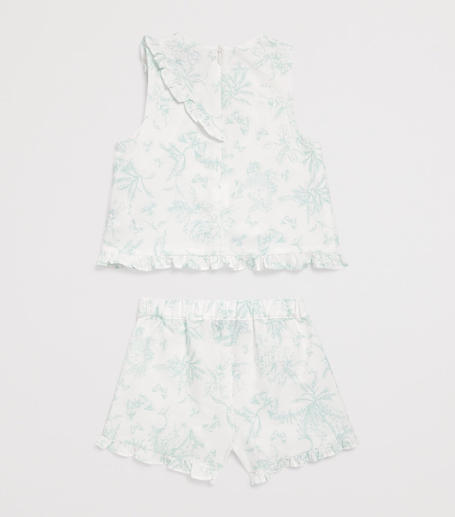 Toile Print Top and Shorts Set (3 Months – 4 Years)