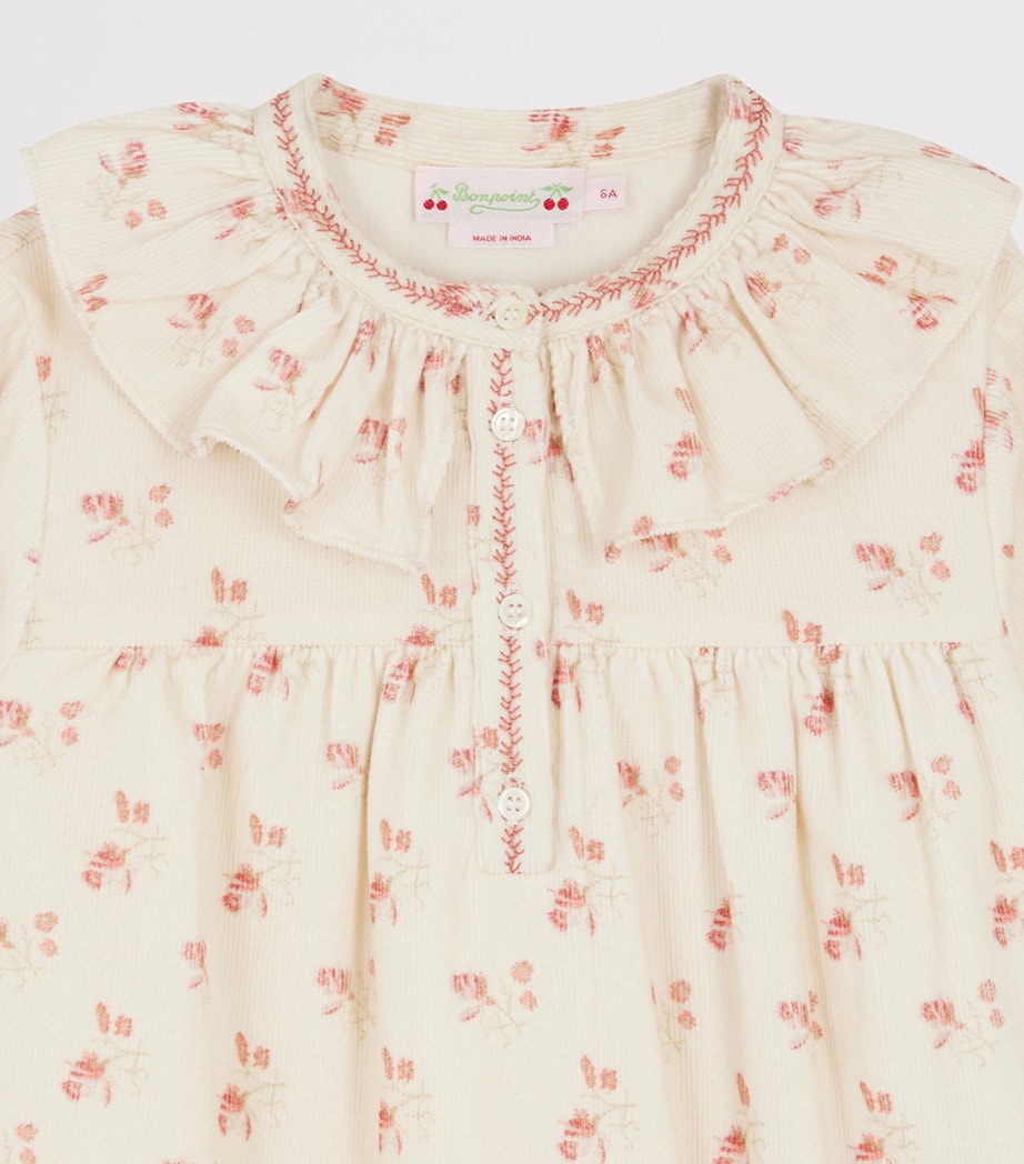 Corduroy Printed Dress (10-14 Years)