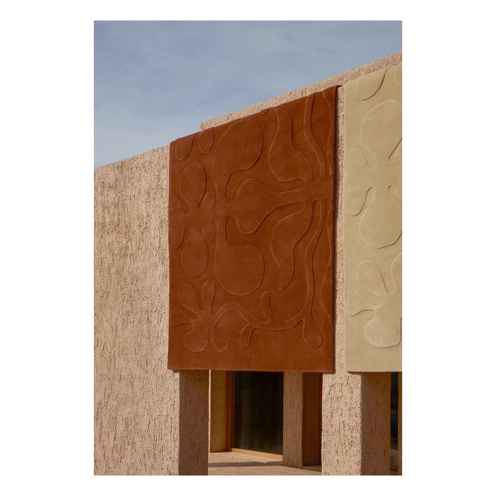 Nanimarquina - Rooted wool rug, Lucia Eames | Terracotta