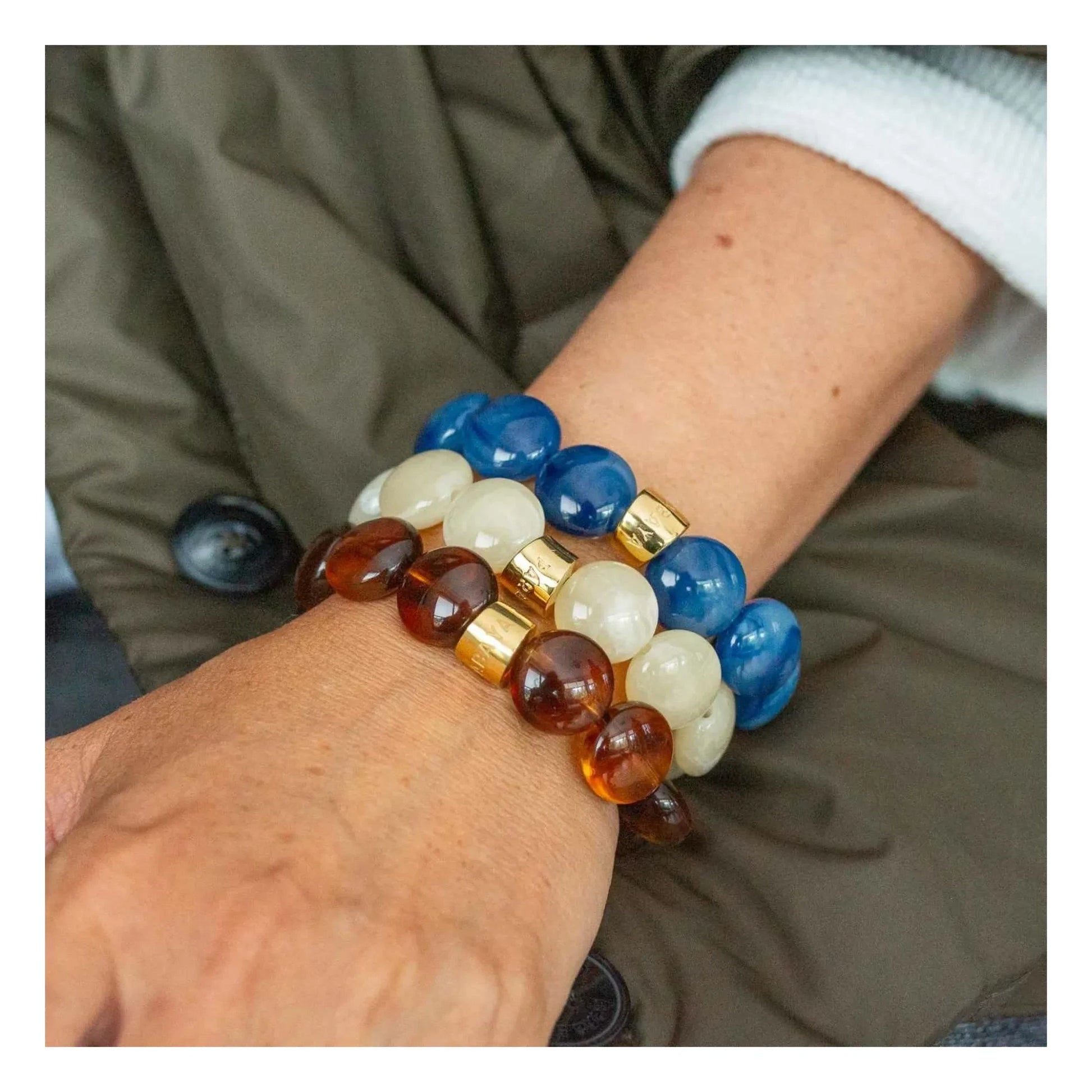 Parabaya - Bombom Orage bracelet | Blue
