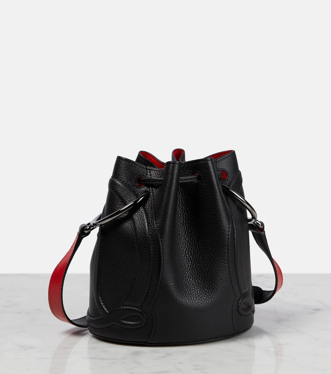 Christian Louboutin - حقيبة دلو By My Side الجلدية