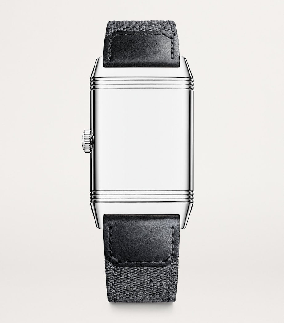 Jaeger-LeCoultre Stainless Steel Reverso Tribute Small Seconds Watch 27.4mm