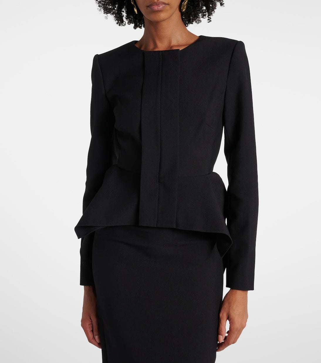 Roland Mouret - Peplum crêpe jacket