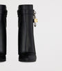 Givenchy Black Leather Shark Lock Ankle Boots 90