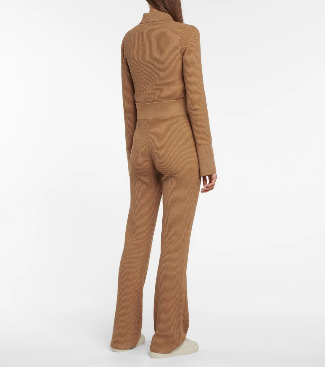 Frame - Ribbed-knit cotton-blend pants