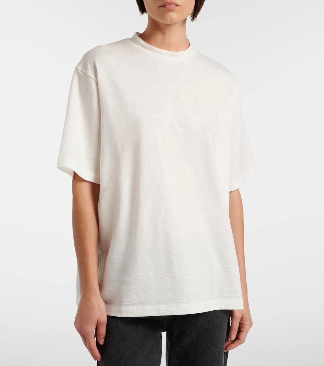 The Row - Estavo oversized linen-blend T-shirt