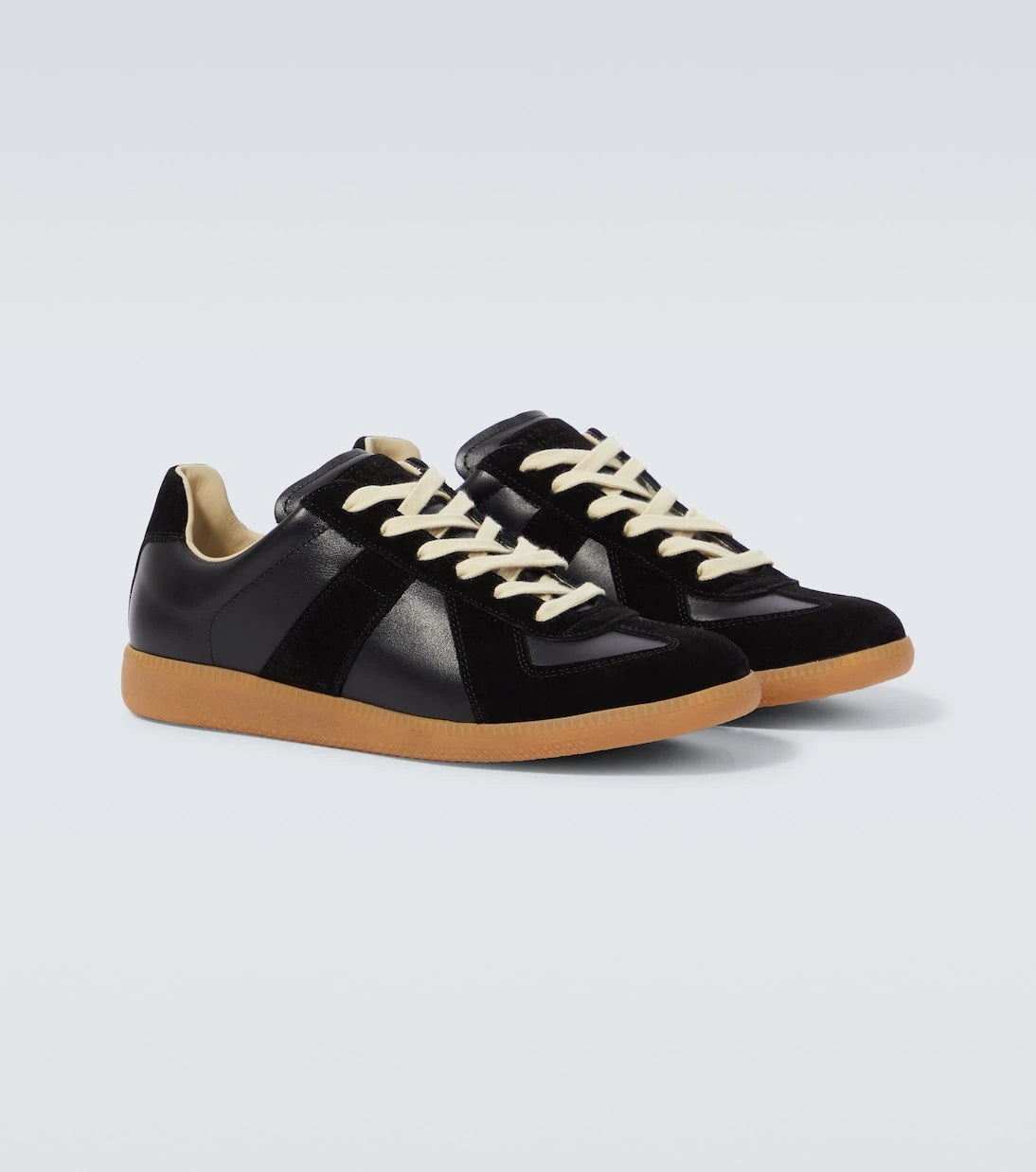 Maison Margiela - Replica leather and suede sneakers