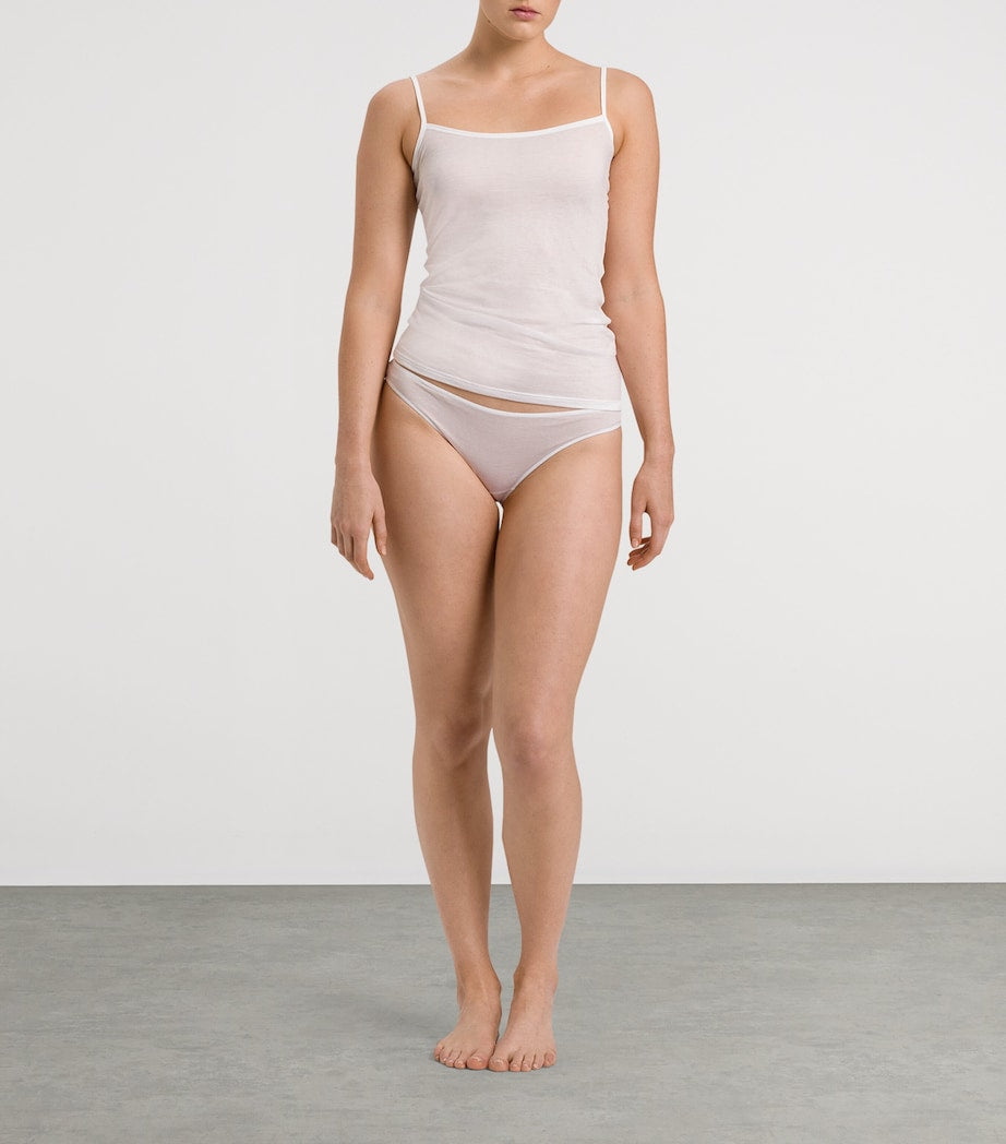 White Cotton Ultralight Mini Briefs