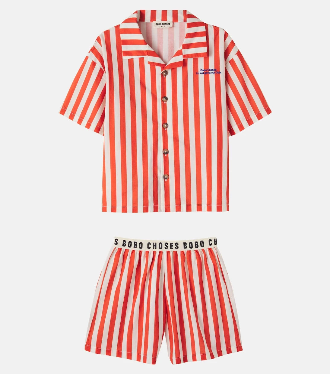 Bobo Choses - Bold Stripe cotton pajamas