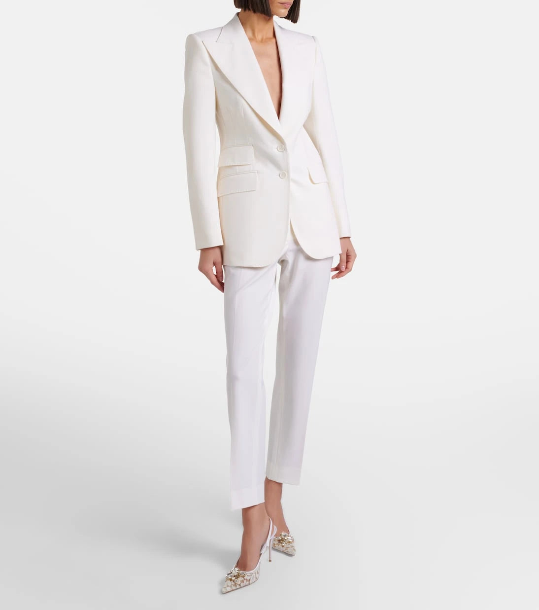 Dolce&Gabbana - Low-rise wool-blend pants