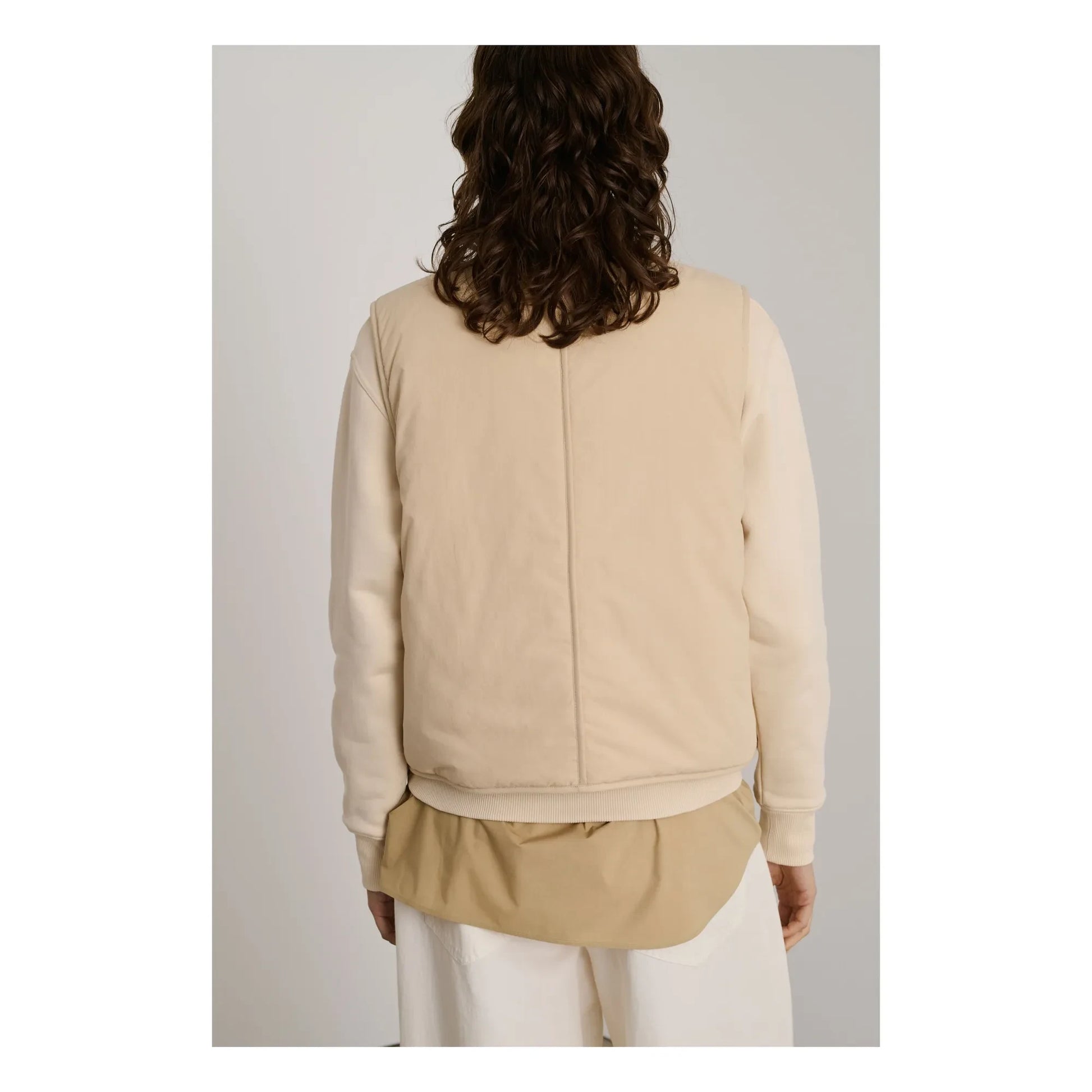 Soeur - Desmond Sleeveless Jacket | Beige