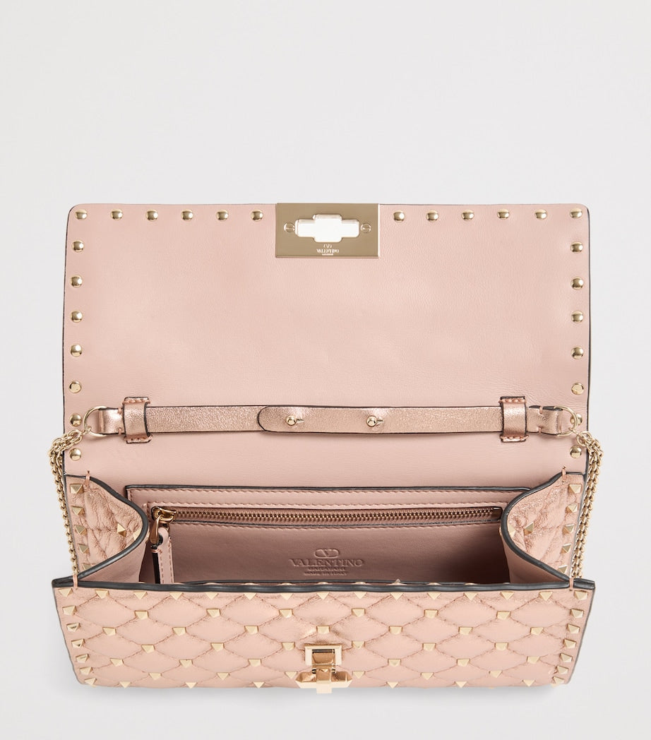 Valentino Garavani Leather Rockstud Spike Shoulder Bag