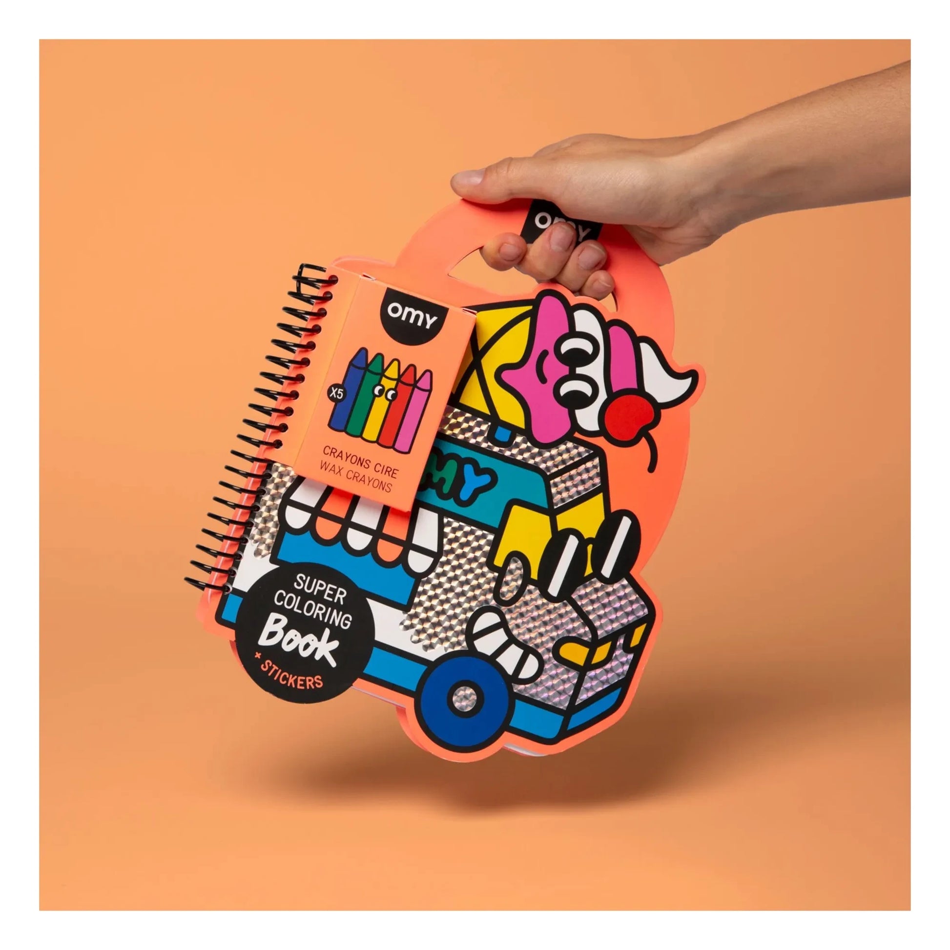 Omy - Yummy coloring book with stickers