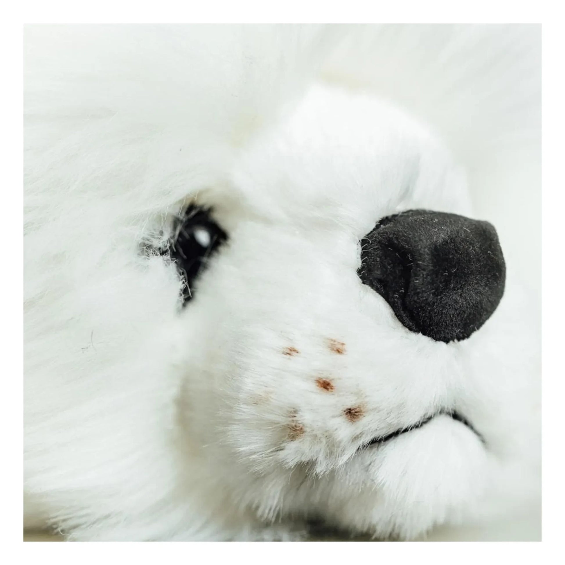 La Pelucherie - Arsène Seal Cuddly Toy | White