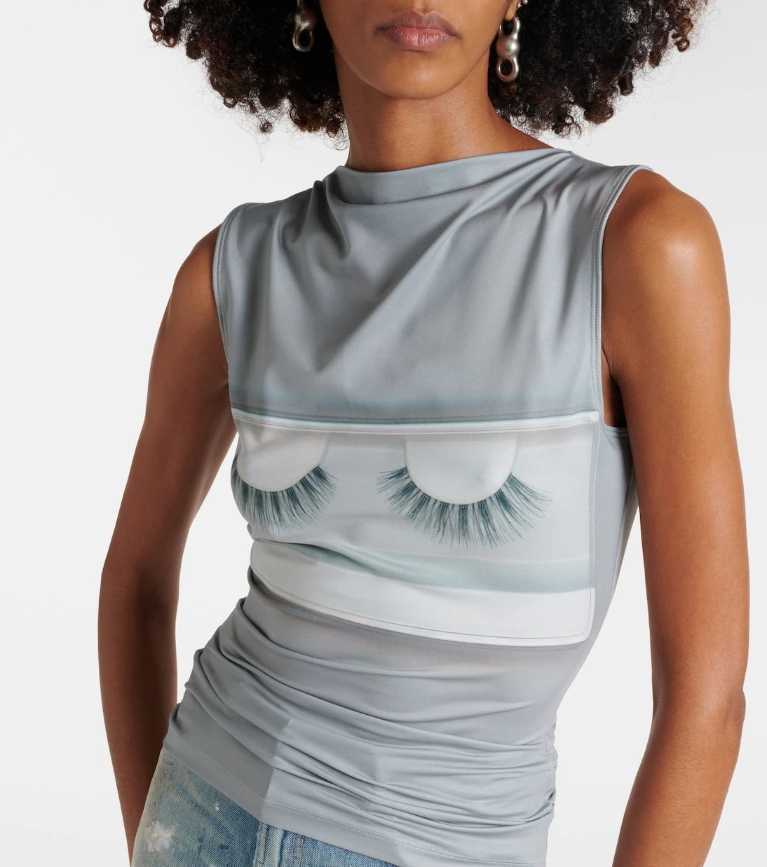 Acne Studios - x Katerina Jebb baskılı jarse üst