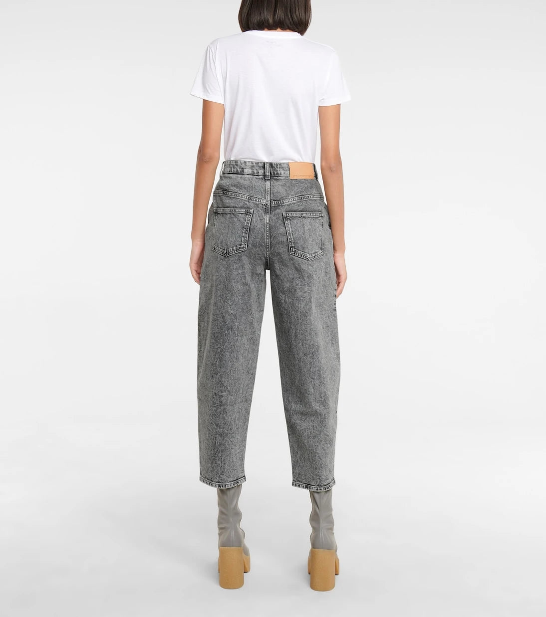 Stella McCartney - High-rise wide-leg jeans