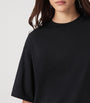 Black Cotton Craneo Amelie T-Shirt