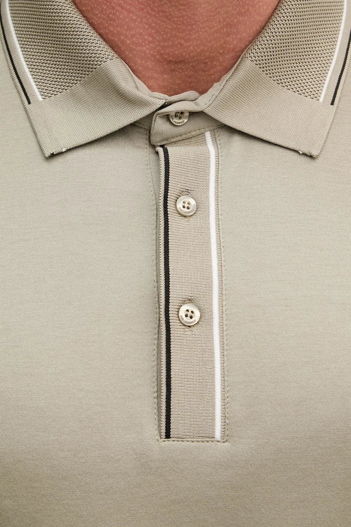 Karl Lagerfeld polo yakalı erkek pamuklu tişört