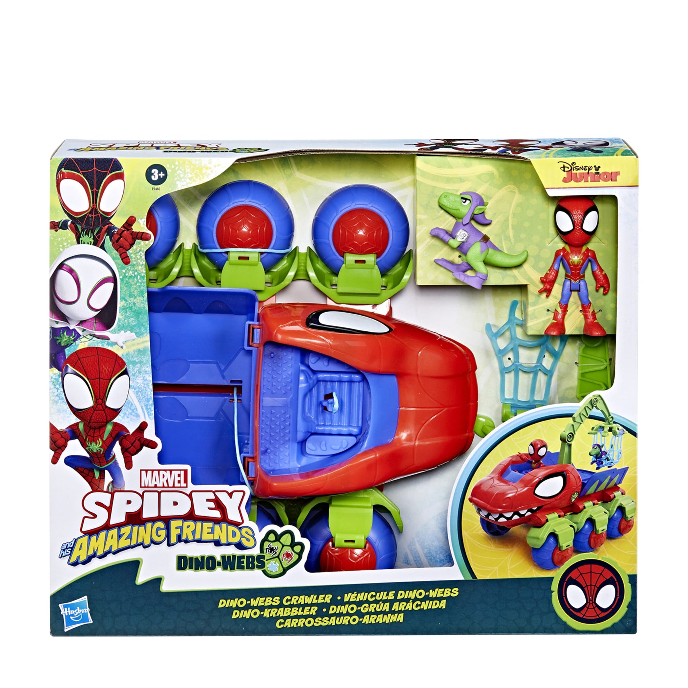Marvel Spidey and His Amazing Friends Dino-Webs Crawler