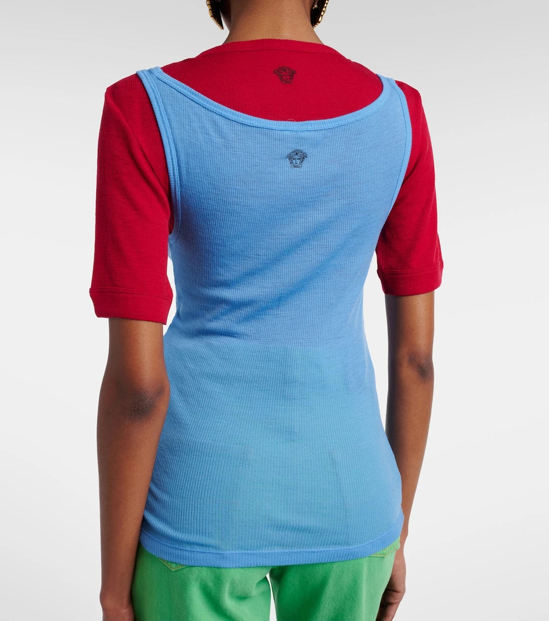 Versace - Medusa virgin wool tank top