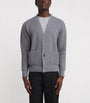 Grey Wool-Cashmere Cardigan