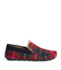 Suede Tartan Monty Slippers