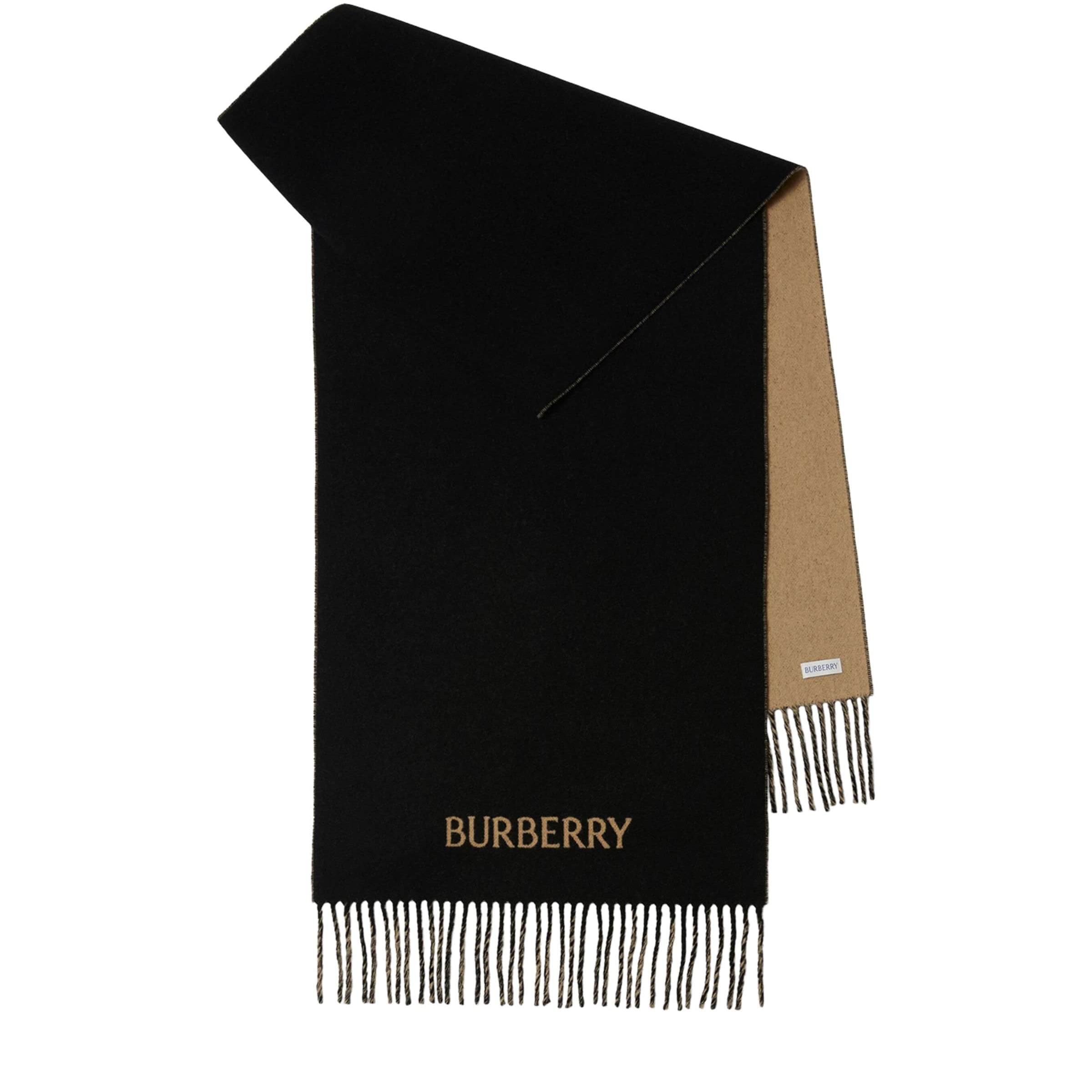 Burberry Cashmere Reversible EKD Scarf