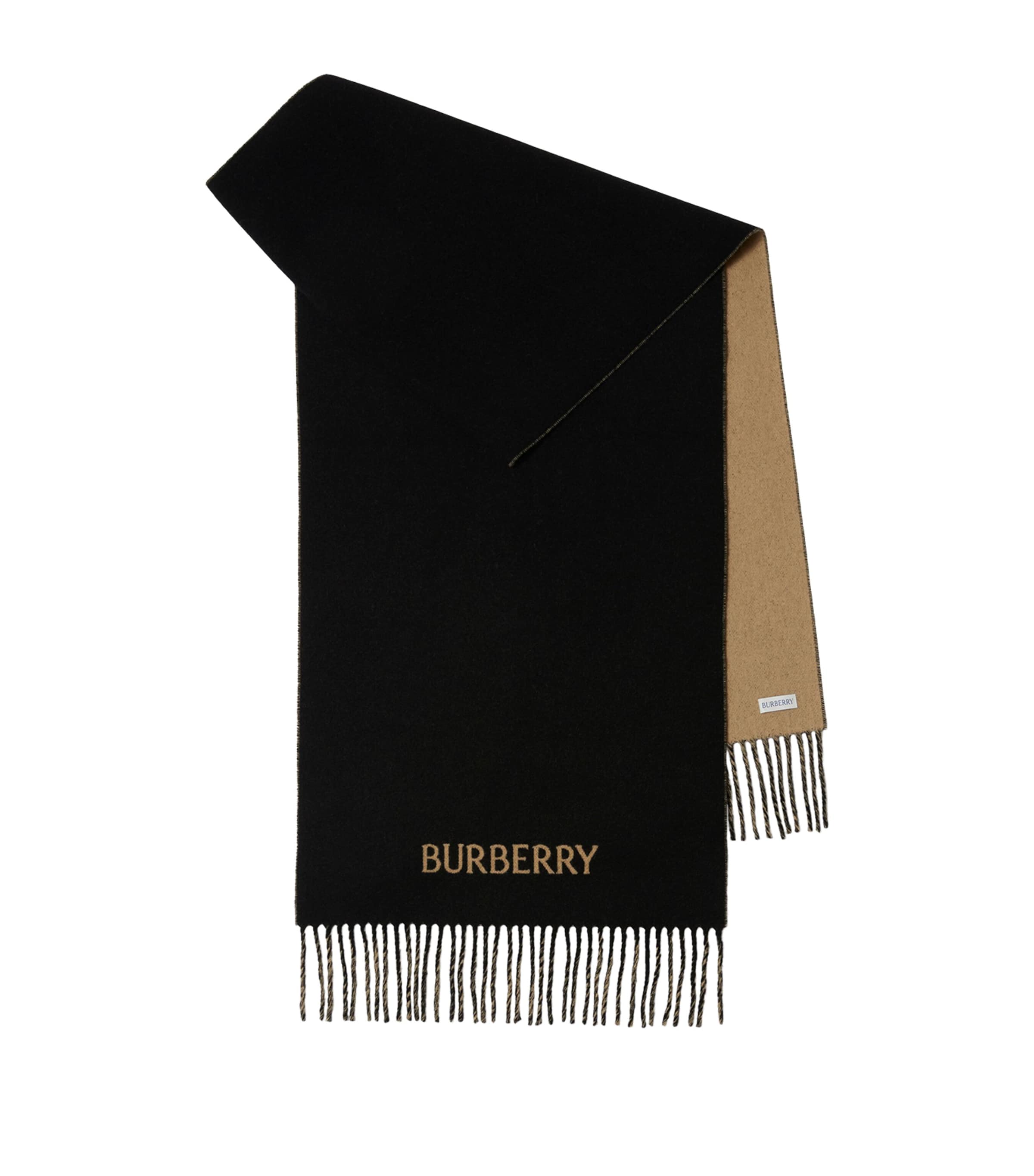 Burberry Cashmere Reversible EKD Scarf