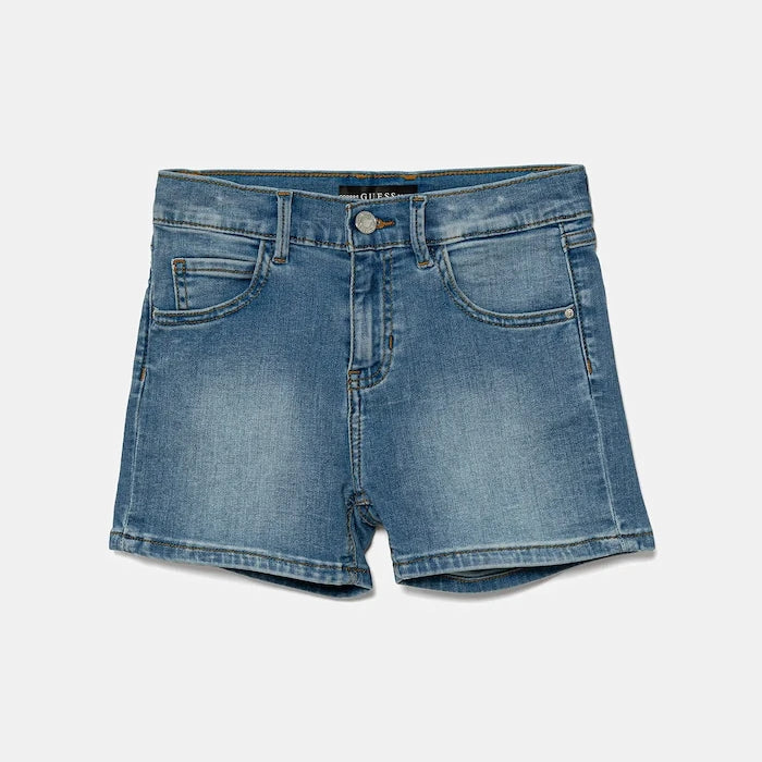 Детски дънков къс панталон Guess