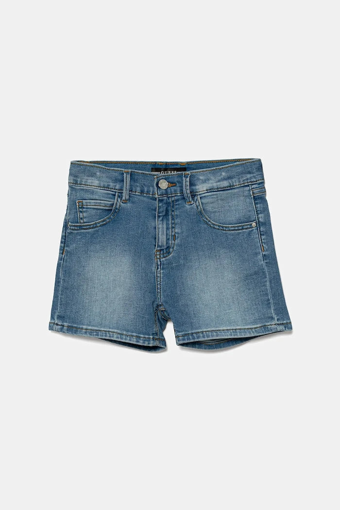 Детски дънков къс панталон Guess