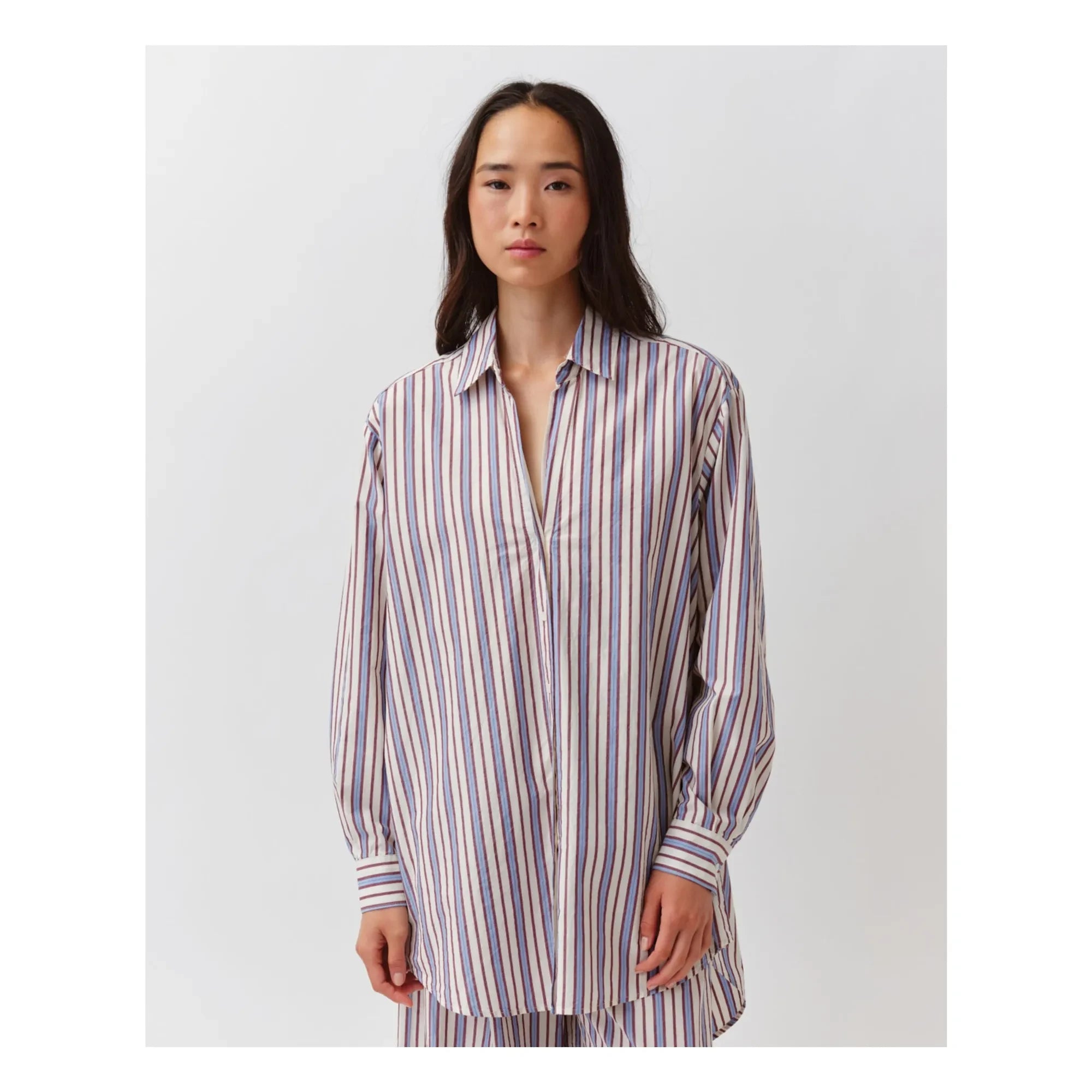 Diega - Centia Stripes Shirt | Ecru