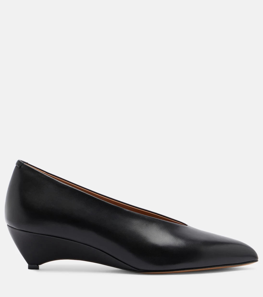 Jil Sander - Arc leather pumps