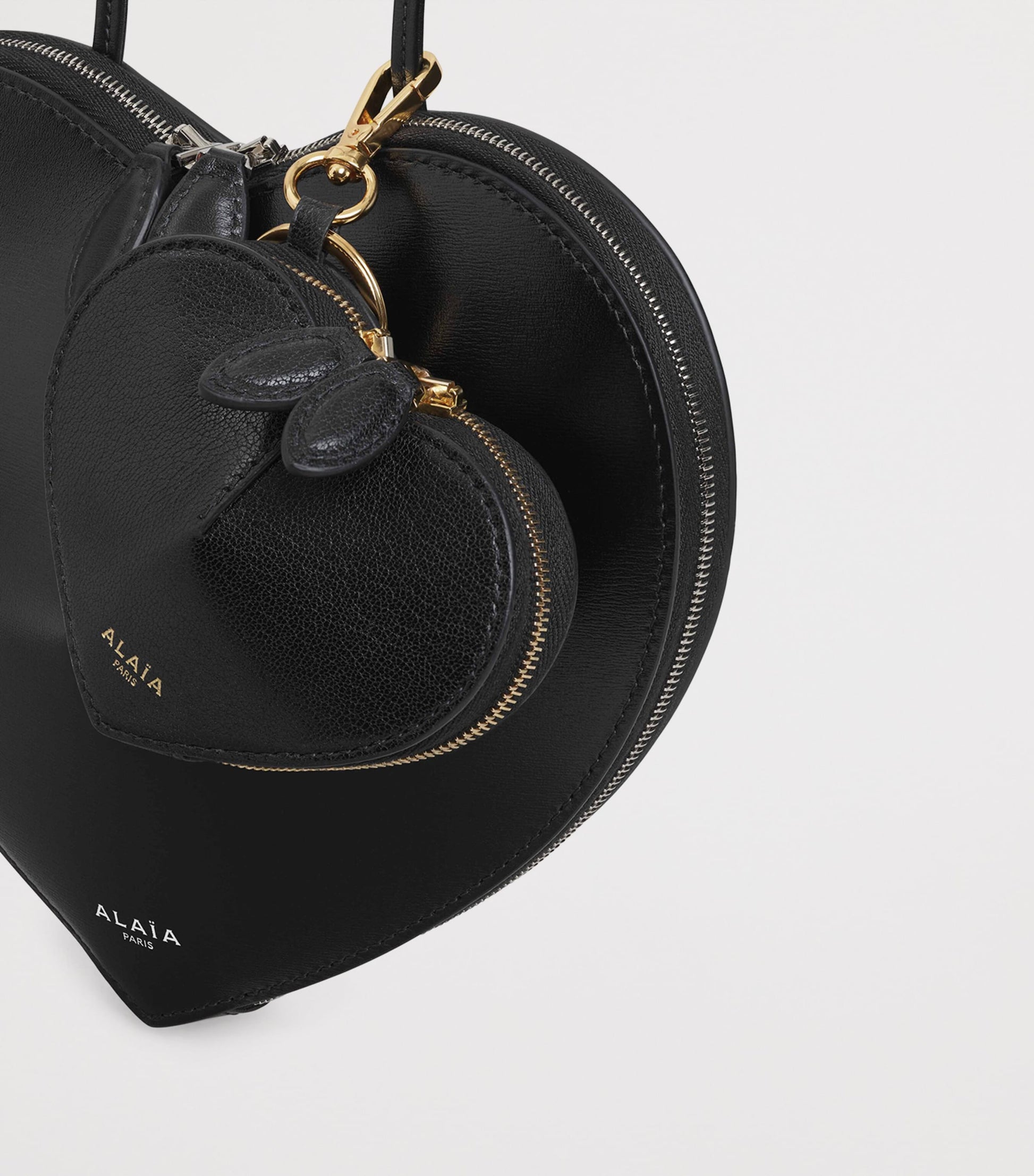 Black Goatskin Le Coeur Coin Purse