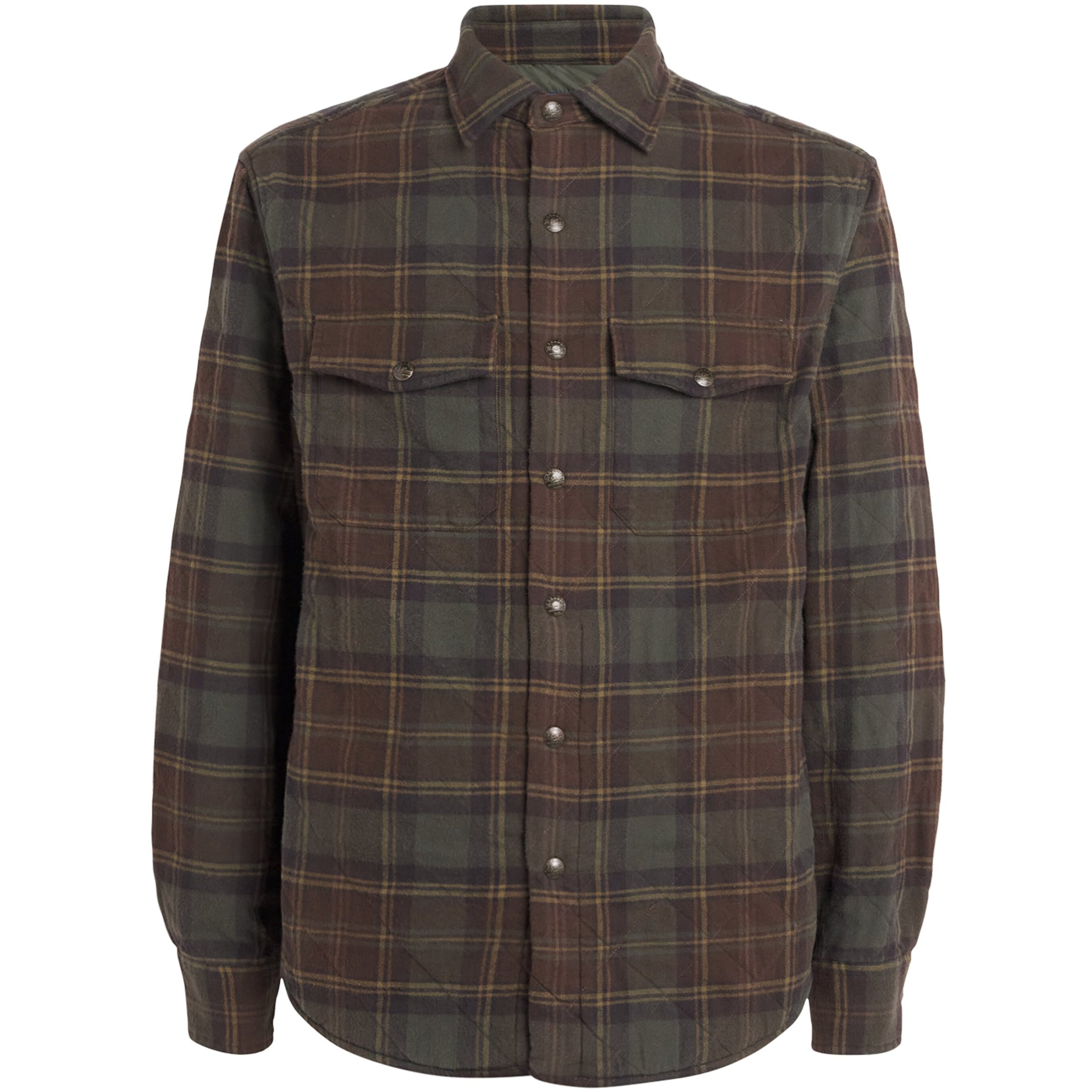 Polo Ralph Lauren Green Cotton Check Overshirt