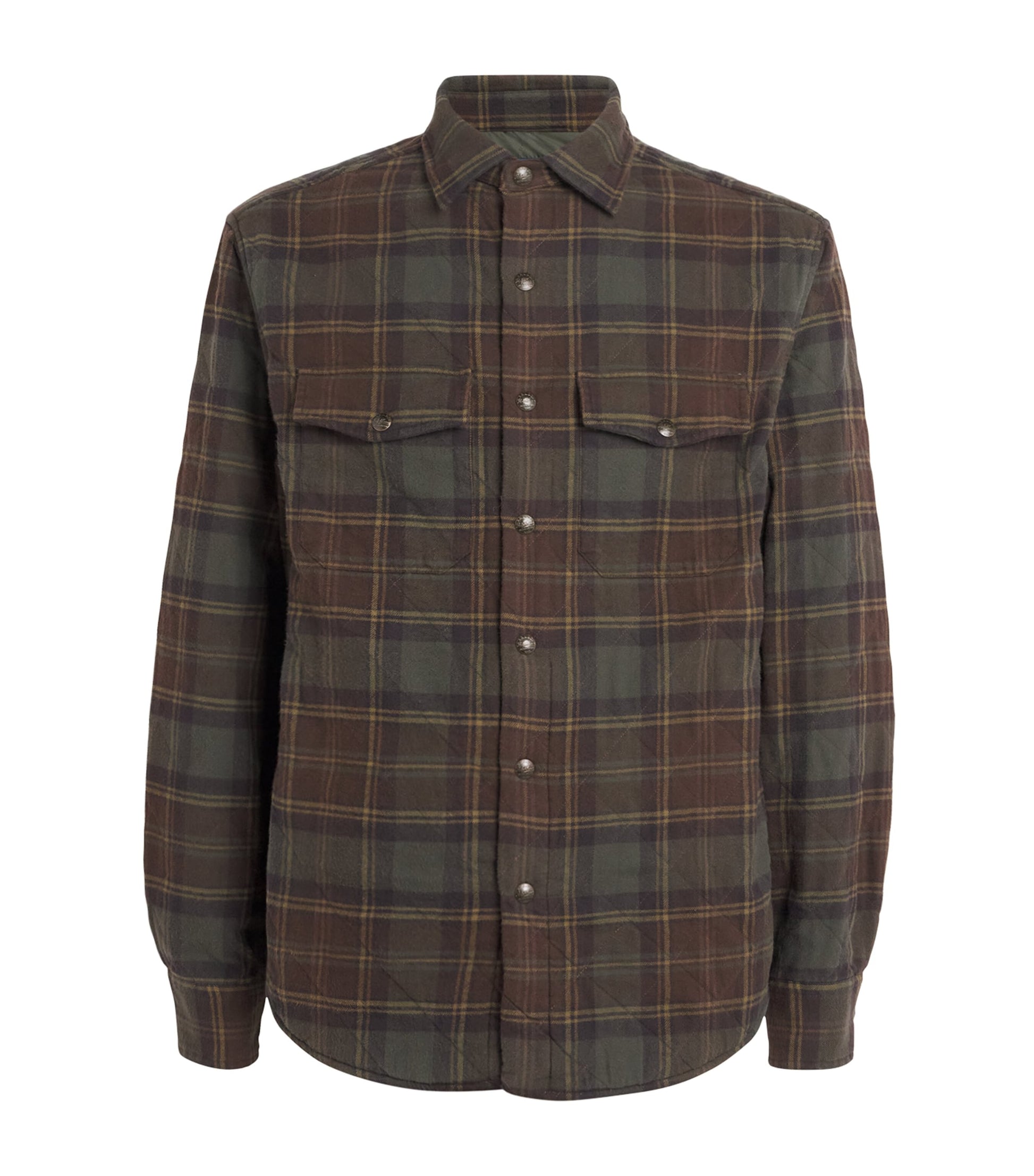 Polo Ralph Lauren Green Cotton Check Overshirt